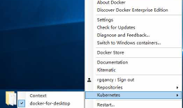 Running Kubernetes on windows