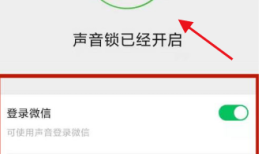 荣耀手机微信声音锁怎么设置