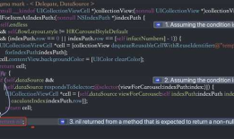 Xcode 内存泄露检查出现：nil returned from a method that is expected to return a non-null value iOS 解决方案。