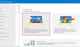 SharePoint Online 创建网站
